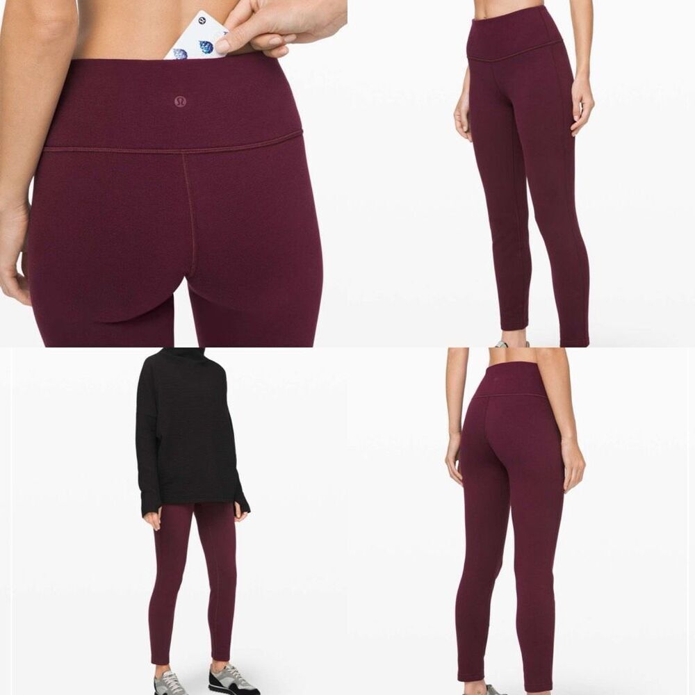 Lululemon Wunder Lounge Pant 28" *Updated Fit Dark Adobe size 12